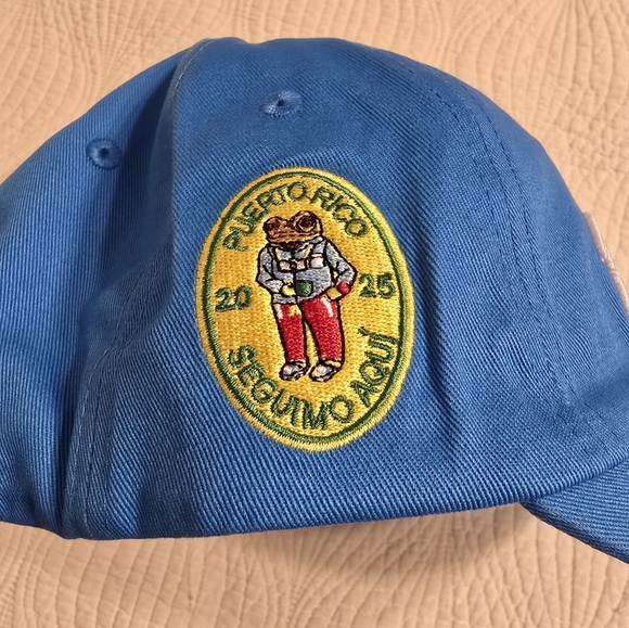 NWT Bad Bunny Puerto Rico DTMF Residency Baseball Cap With El Sapo Concho Patch - Picture 6 of 8